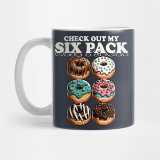 Check Out My Six Pack Donut Funny Gym Mug